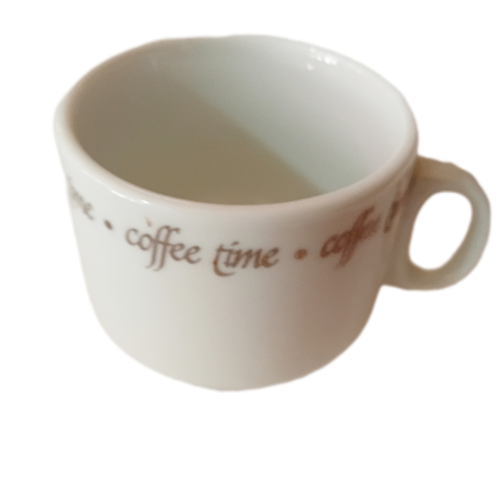 White Mini Coffee Time Mug